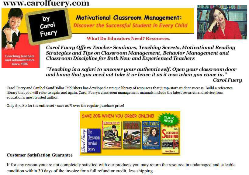 Carol Fuery Website